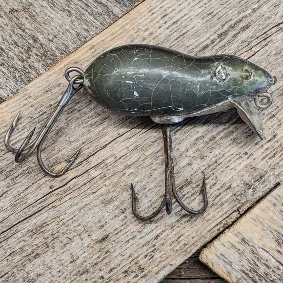 Vintage Meadow Mouse, Swimming Mouse Surface Fishing, Fishing Lure, 2.5" - Picture 4 of 4